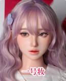 UNEEDOLL 155cm C-cup Aria (胧月) Head Full Silicone Doll Real Skin Texture in Black Leather Skirt