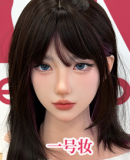 UNEEDOLL 155cm C-cup Aria (胧月) Head Full Silicone Doll Real Skin Texture in Black Leather Skirt