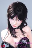 UNEEDOLL 155cm C-cup Aria (胧月) Head Full Silicone Doll Real Skin Texture in Black Leather Skirt