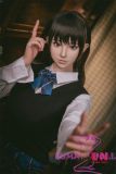 UNEEDOLL 155cm C-cup Luna (星野) Head Full Silicone Doll Real Skin Texture in School Uniform