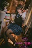 UNEEDOLL 155cm C-cup Luna (星野) Head Full Silicone Doll Real Skin Texture in School Uniform