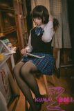 Luna reading book pose
