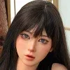 Real Lady Full Silicone Sex Doll 159cm H-cup Natural Skin R18 Emilia Head Red Sweater