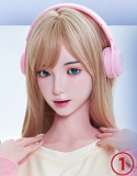 Bezlya Doll Cute love doll S head 161cm/5ft3 F-Cup silicone head + TPE material body material customized- See-through clothing