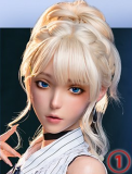 Bezlya Doll Cute love doll S head 161cm/5ft3 F-Cup silicone head + TPE material body material customized- See-through clothing