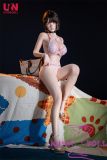UNEEDOLL 158cm E-cup Elowen (初夏) Head Full Silicone Doll Real Skin Texture in Blue camisole