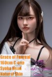 GRACE OF FANREAL 160cm Full Silicone Sex Doll with Syoko Head Realistic Makeup