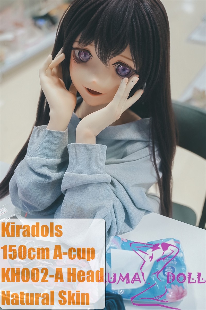 Kiradols 150cm A-cup KH002-A Himari Head Full Silicone Doll Anime Doll Hoodie Outfit