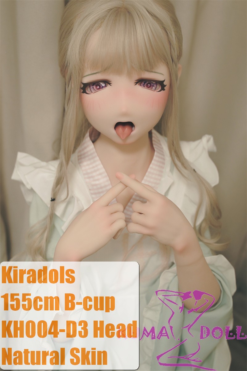 Kiradols 155cm B-cup KH004-D3 Risa Head Full Silicone Doll Anime Doll in Cyan Dress