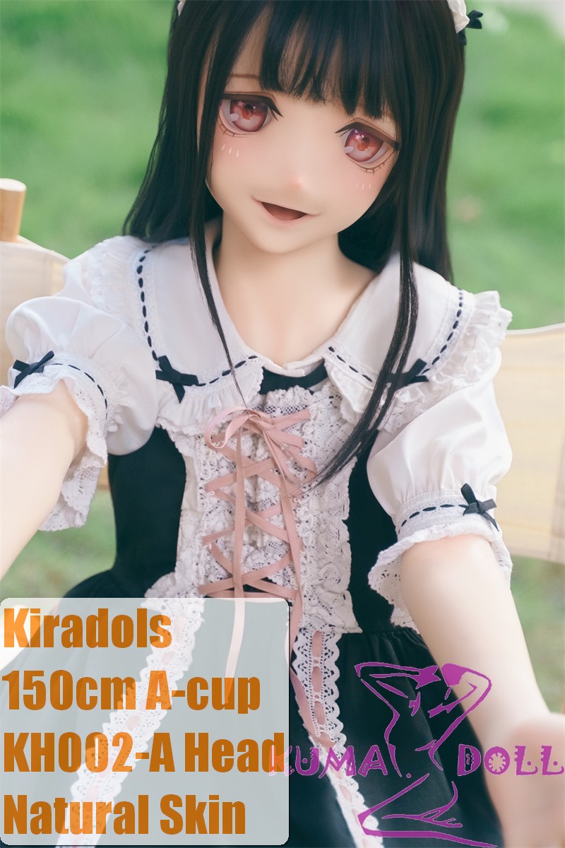 Kiradols 150cm A-cup KH002-A Himari Head Full Silicone Doll Anime Doll Black White Lolit