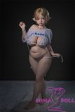 Jiusheng Doll Full Silicone Sex Doll 110cm E-cup Loxi Head Lightweight Body White Shirt
