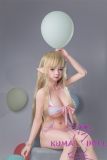 Jiusheng Doll Full Silicone Sex Doll 110cm E-cup Loxi Head Silm Body in Pink Swimsuit