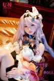 UNEEDOLL 155cm C-cup Mia (妙兔) Head Full Silicone Doll Real Skin Texture Denia Cosplay from Wuthering Waves Customized Eyes+ Wig