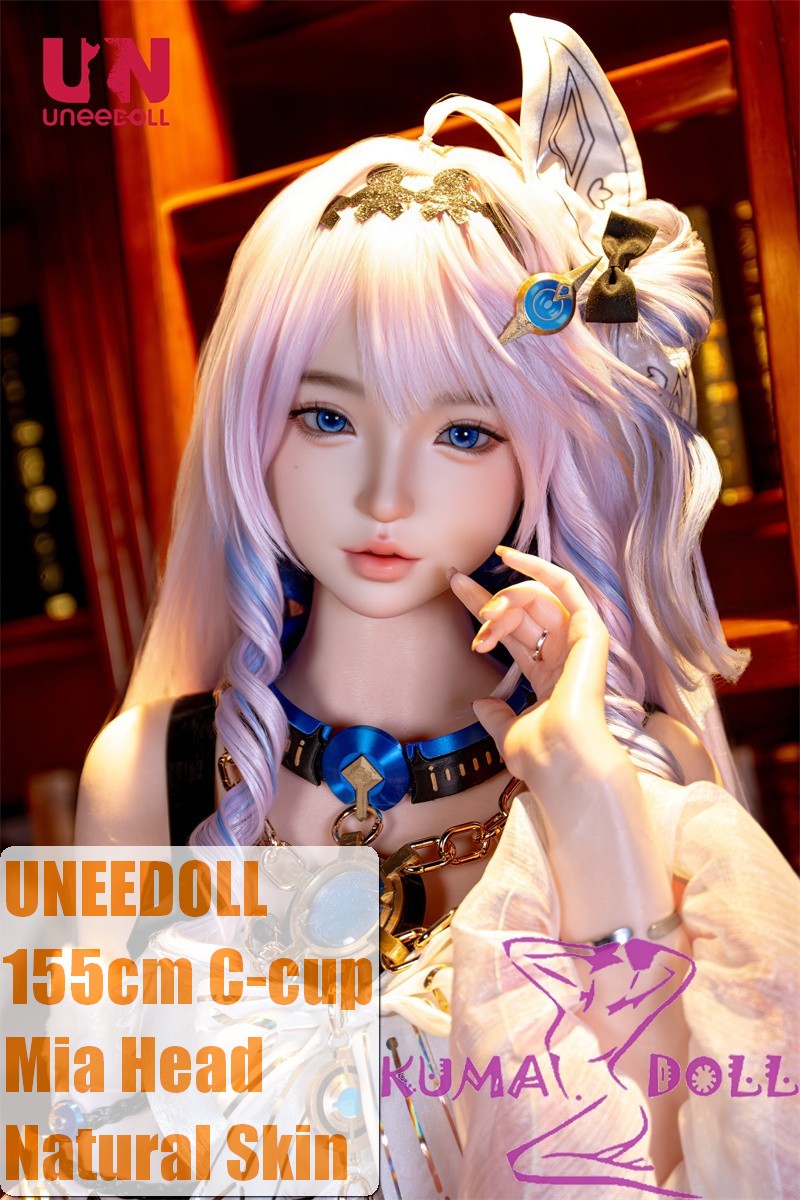UNEEDOLL 155cm C-cup Mia (妙兔) Head Full Silicone Doll Real Skin Texture Denia Cosplay from Wuthering Waves Customized Eyes+ Wig