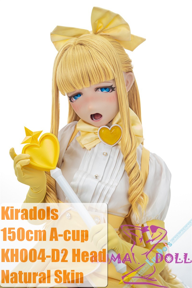 Kiradols 150cm A-cup KH004-D2 Risa Head Full Silicone Doll Anime Doll Kaoruko Amakawa Cosplay from Gushing over Magical Girls
