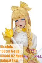Kiradols 150cm A-cup KH004-D2 Risa Head Full Silicone Doll Anime Doll Kaoruko Amakawa Cosplay from Gushing over Magical Girls