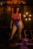 TOP-CYDOLL 161cm L-Cup Tanya Head Full Silicone Doll Spider-Man Outfit