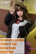 Strawberry Garden 149cm C-cup Air Vison Baitao Makeup ② Head Full Silicone Doll Academy Uniform