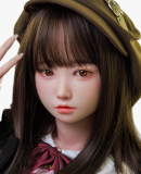 Strawberry Garden 159cm C-cup Air Vison Yanli Makeup ① Head Full Silicone Doll JK Uniform Cool Schoolgirl