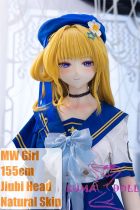 MW Girl Anime Sex Doll 155cm Jiubi Head Full Silicone Doll Phoebe Cosplay from Wuthering Waves
