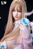 UNEEDOLL 163cm I-cup Aria (胧月) Head Full Silicone Doll Real Skin Texture Angel with Wings Customized Eyes+ Wig