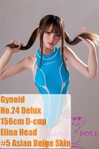 Gynoid No.24R 156cm D-Cup Silicone Sex Doll Elina Head Deluxe/Basic in Blue Bikini