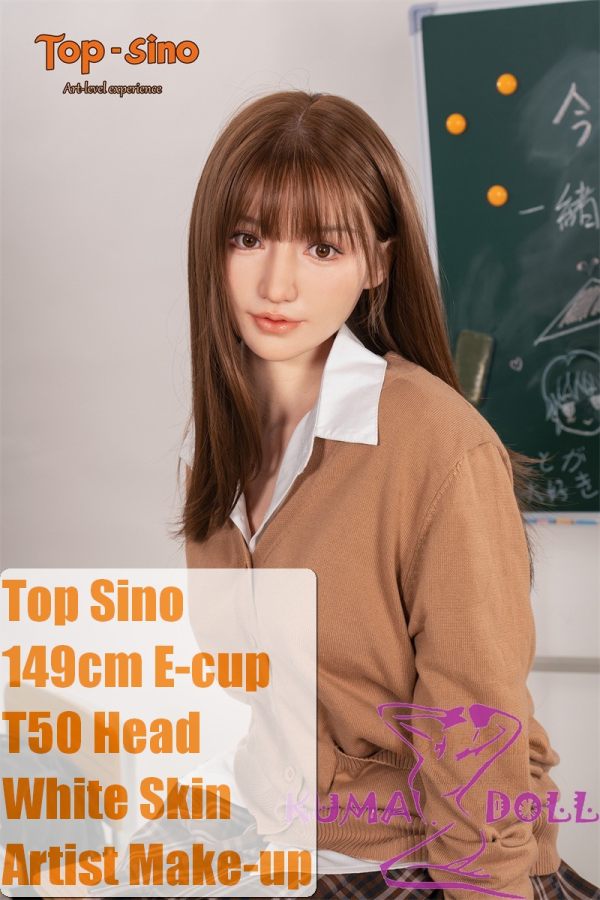【Artist Makeup 】Top Sino Doll 149cm E-cup T50 Head Artist Makeup Head RRS+ Makeup selectable Standard Body Winter JK Uniform