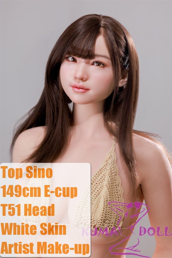 【Artist Makeup 】Top Sino Doll 149cm E-cup T51 Head Artist Makeup Head RRS+ Makeup selectable Standard Body Bikini
