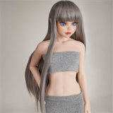 Climax Doll CLM 70cm F-Cup Dazia Head Full Silicone Sex Doll in Black Bikini