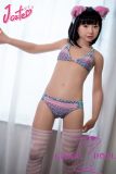 J-cute Doll 133cm AA-cup AGD29 Head Sex Doll Full Silicone Material in Bohemian Bikini