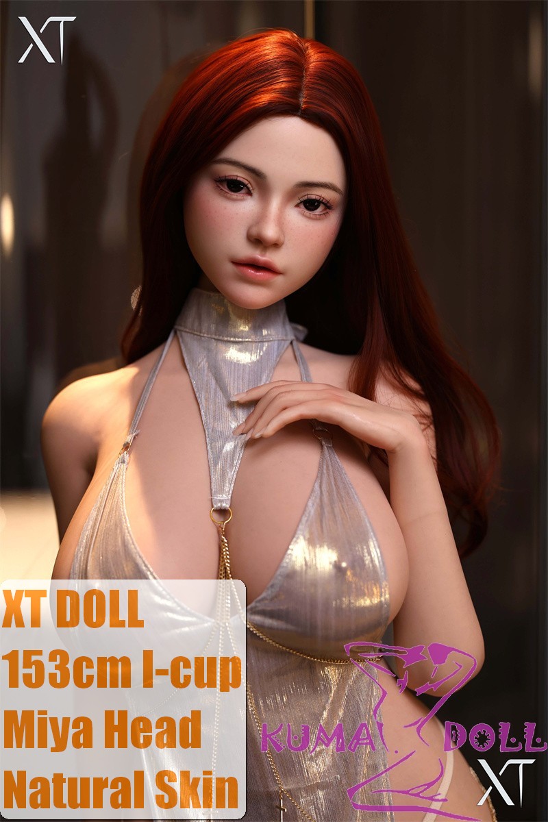 XTDOLL 153cm I-cup Miya Head Full Silicone Doll Real Love Doll in Silver Dress