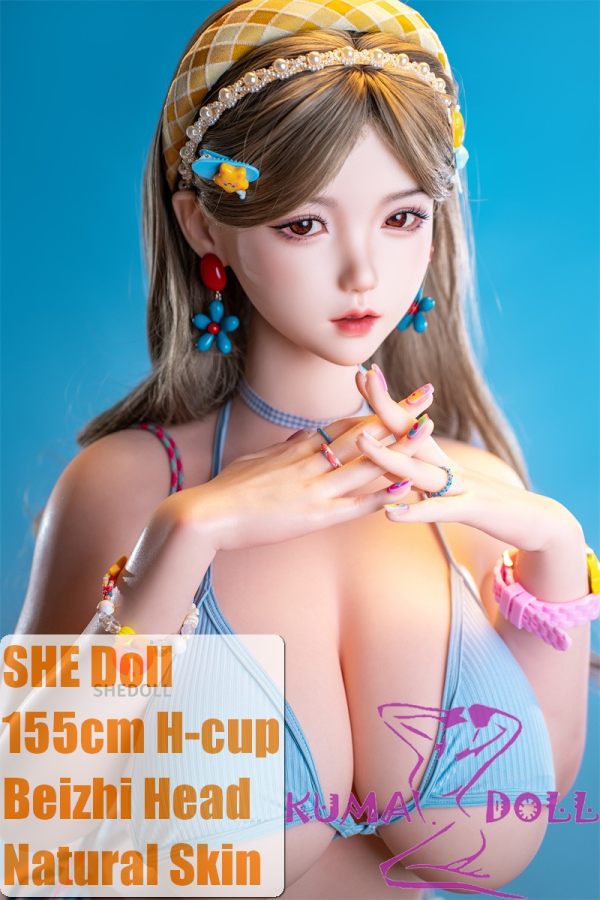 SHEDOLL Lolita Beizhi Head 155cm H-cup Head Love Doll Body Material Customizable in Colorful Bikini