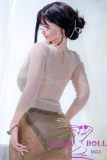 Firefly Diary 164cm I-cup Qiandao Head Full Silicone Sex Doll With Body Make-up Camel Mini Skirt