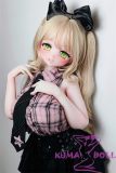 Elsa Babe 151cm L Ozaki Mei AHR039 Head Full Silicone Life Size Anime Sex Doll Pink Plaid Top