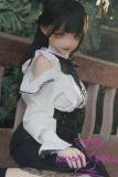 Kiradols 155cm D-cup #KH002-A Himari Head Full Silicone Doll Anime Doll in Black White Long Dress