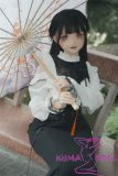 Kiradols 155cm D-cup #KH002-A Himari Head Full Silicone Doll Anime Doll in Black White Long Dress