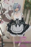 Kiradols 155cm D-cup #KH002-A Himari Head Full Silicone Doll Anime Doll Rem Cosplay from Re:Zero