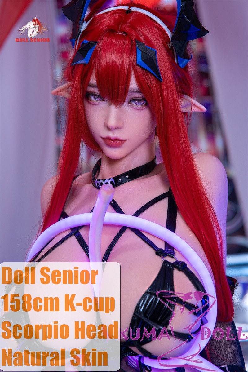 Doll Senior C05 Scorpio Head 158cm K-cup Full Silicone Sex Doll with Body Make-up Real Skin Texture