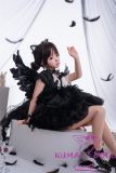 【Arriving at U.S. Warehouse in Nov.】MLW Doll Full Silicone Sex Doll 108cm AA-cup Koharu Head in Black Ballet Outfit