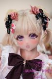 Kiradols 155cm B-cup KH006-A Snowball Head Full Silicone Doll Anime Doll in Pink Lolita Dress
