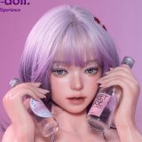 Sino Doll Soft-Max 164cm F-cup Silicone Sex Doll with S66 Head Seamless Off-shoulder Pink Top
