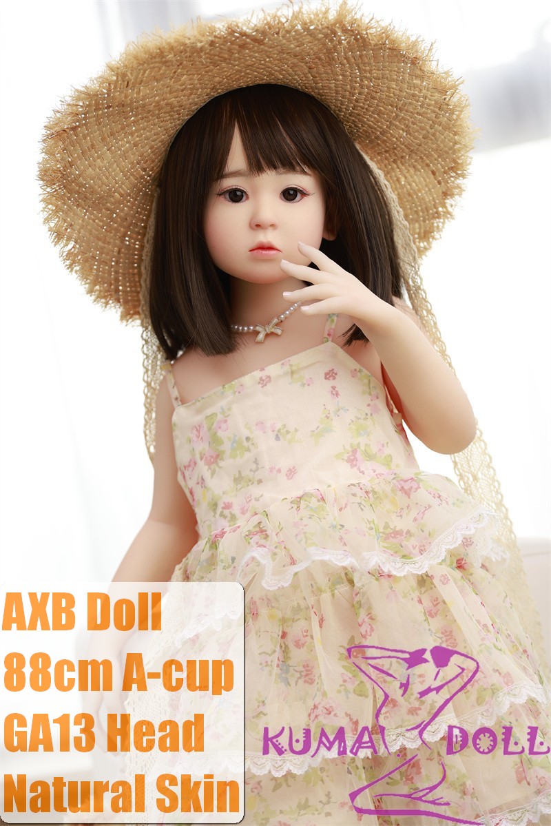 AXB Doll 88cm  AA-cup TA01 Head with realistic body makeup TPE head+TPE body