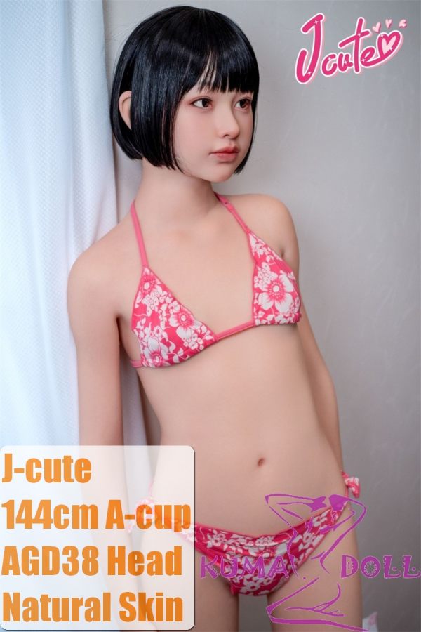 J-cute Doll 144cm A-cup AGD38 Head AIO Full Silicone Love Doll in Floral Bikini