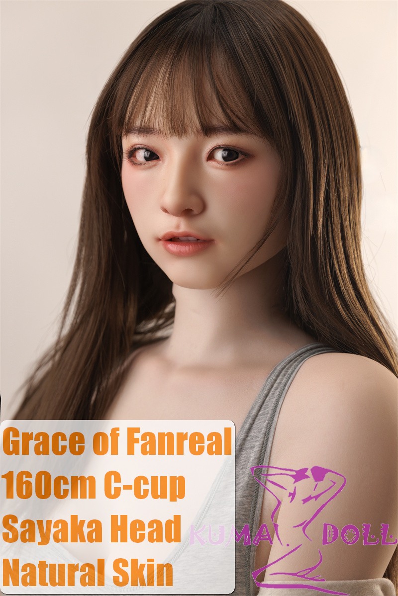 GRACE OF FANREAL Full Silicone Sex Doll 160cm C-cup Sayaka Head Realistic Makeup Sports Girl