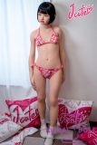 J-cute Doll 144cm A-cup AGD38 Head AIO Full Silicone Love Doll in Floral Bikini