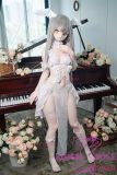 CPDOLL 156cm A-cup P2 Head Makeup ① Full Silicone Doll Anime Sex Doll White Angel Headpiece