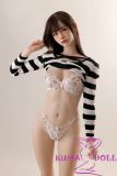 GRACE OF FANREAL Full Silicone Sex Doll 160cm C-cup Yui Head Realistic Makeup in Striped Top