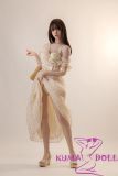 GRACE OF FANREAL Ryoko silicone doll wearing a stylish polka dot dress