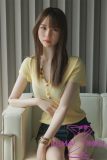 160cm full silicone doll with realistic actress makeup