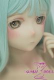 Kiradols 155cm D-cup #KH003-B Tsumugi Head Full Silicone Doll Anime Doll with Mint Hair